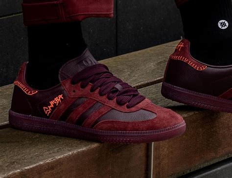 adidas samba bordeaux rot|Adidas Samba bike shoes.